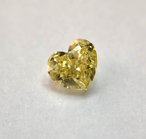 GIA Fancy Yellow Heart 1.22ct VS1